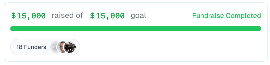 ResearchHub proposal funding progress complete